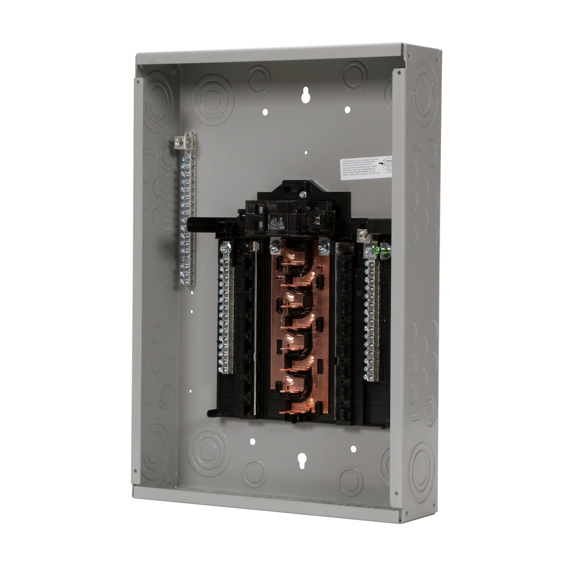 Siemens PN 100-Amp 16-space load center - front view