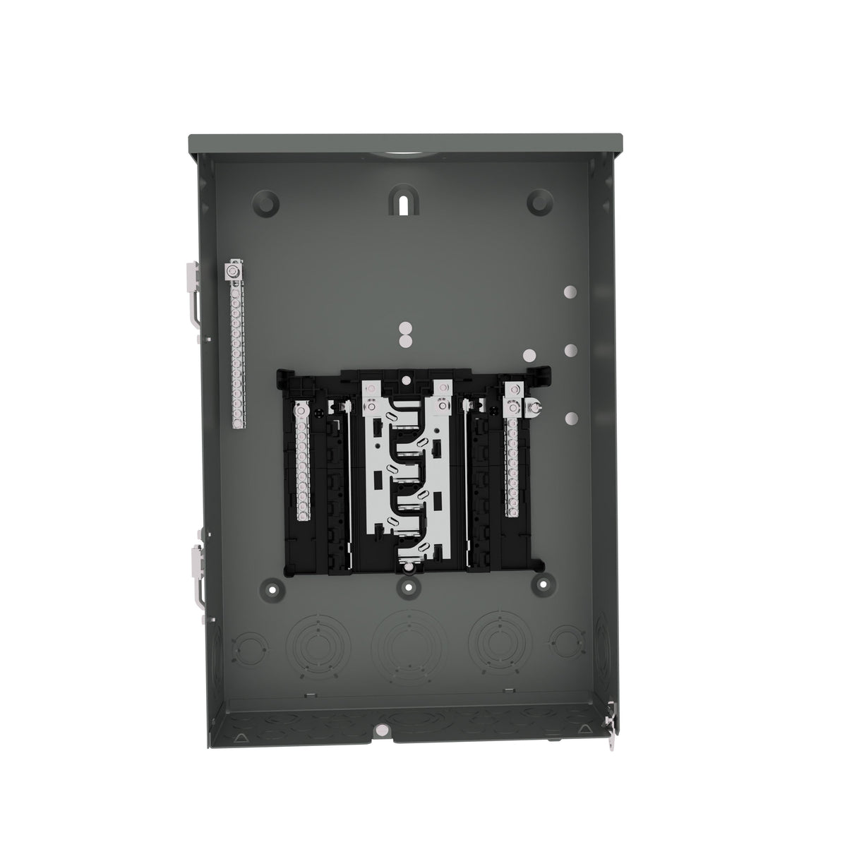 Siemens SN 200-Amp 12-space load center - angle view