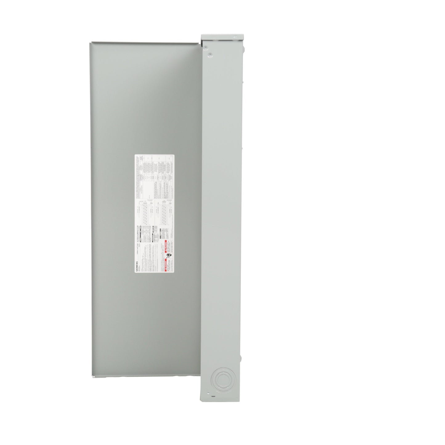 Siemens ES 200-Amp 42-space load center - interior view