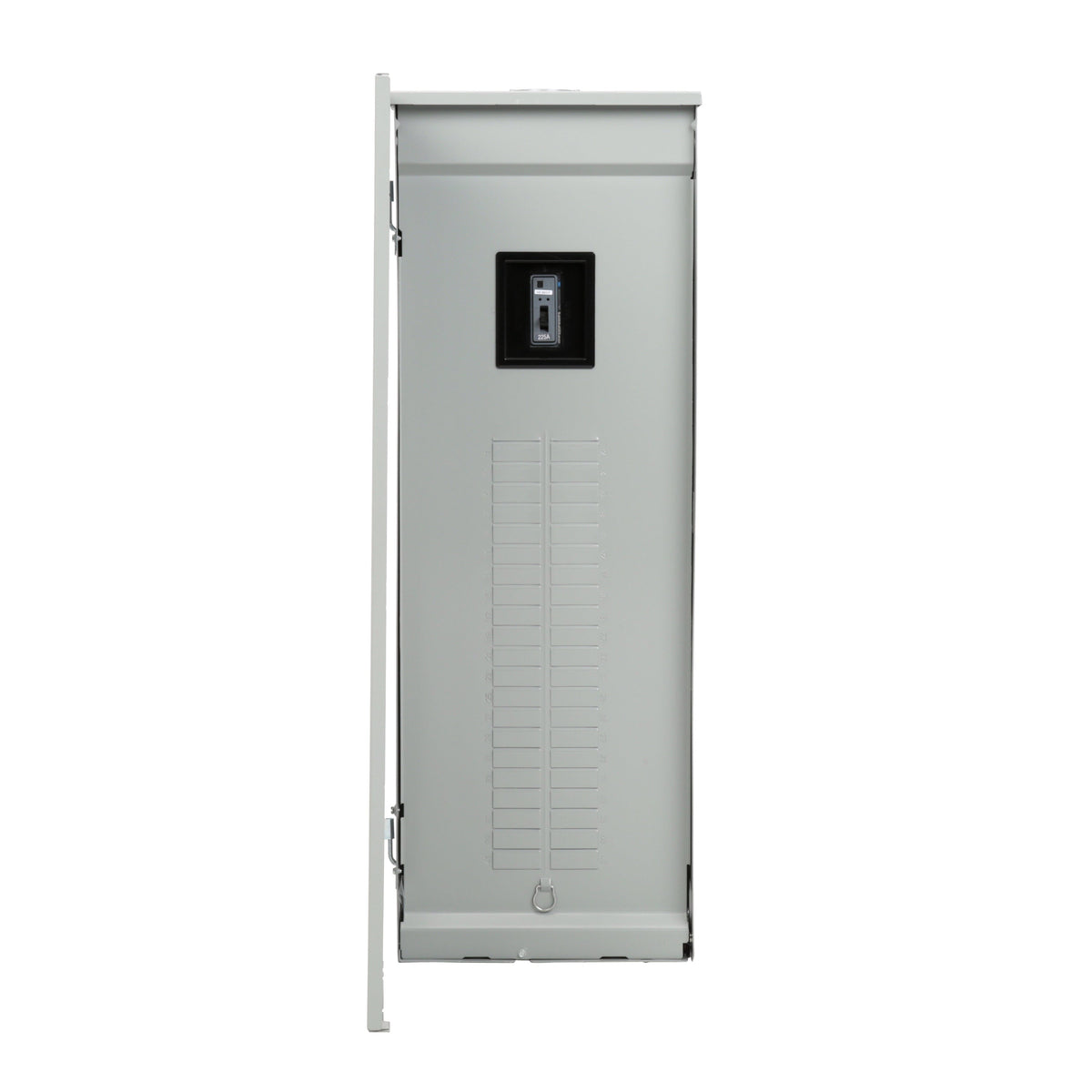 Siemens ES 200-Amp 42-space load center - angle view