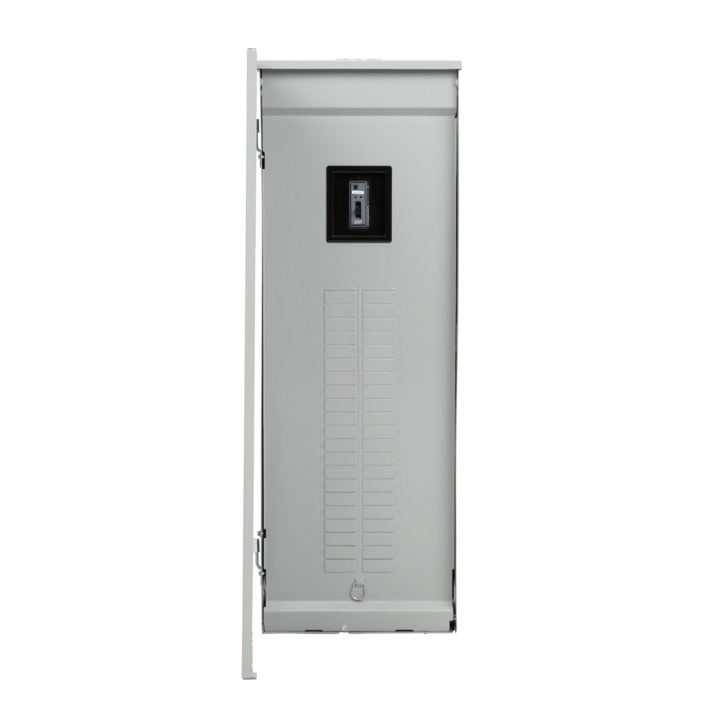 Siemens ES 200-Amp 42-space load center - angle view