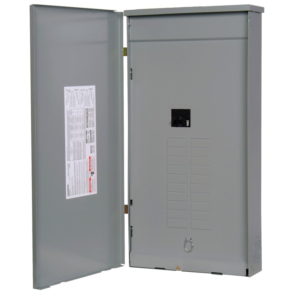 Siemens SN 225-Amp 42-space load center - front view