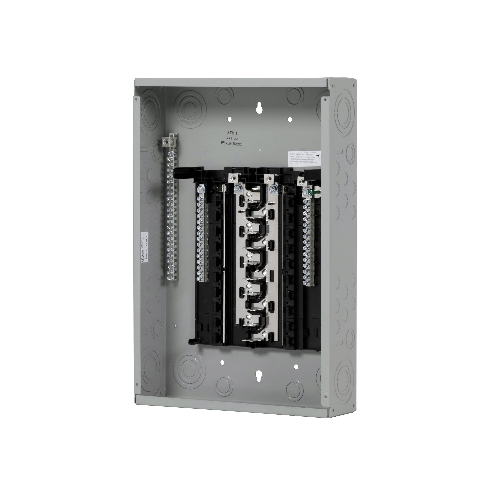 Siemens SN 150-Amp 20-space load center - front view
