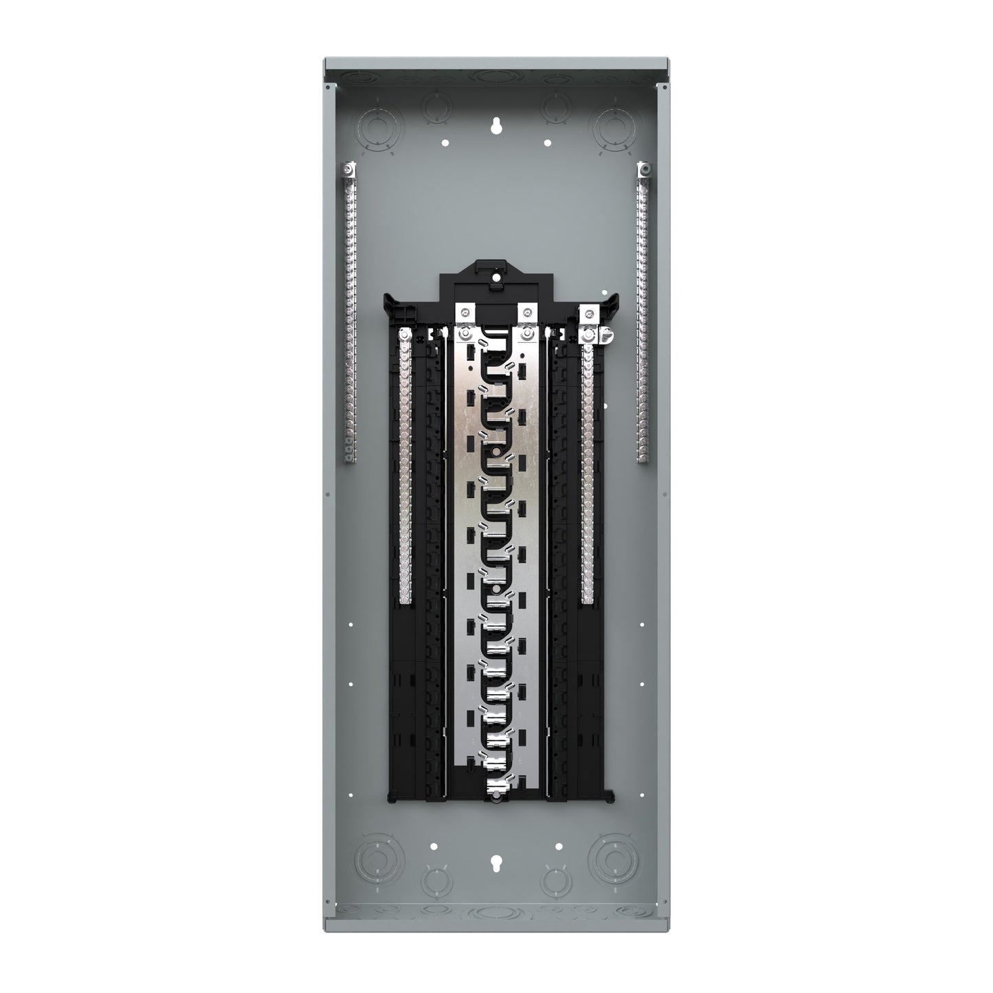 Siemens PN 225-Amp 42-space load center - angle view