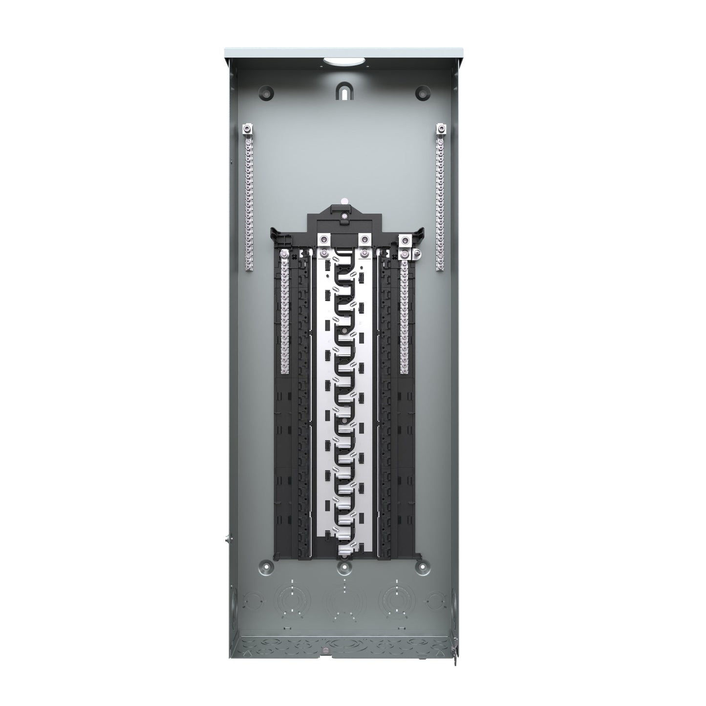 Siemens PN 200-Amp 40-space load center - angle view
