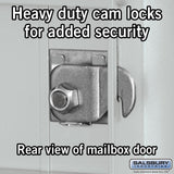 3400 Horizontal Series 4-Parcel Locker Pedestal Mount Mailbox - Super Arbor