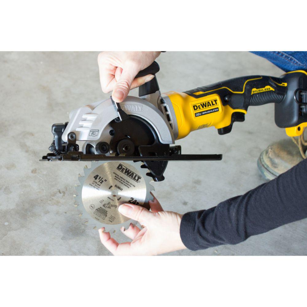 ATOMIC 20-Volt MAX Cordless 4-1/2 in. Circular Saw (Tool-Only) - Super Arbor