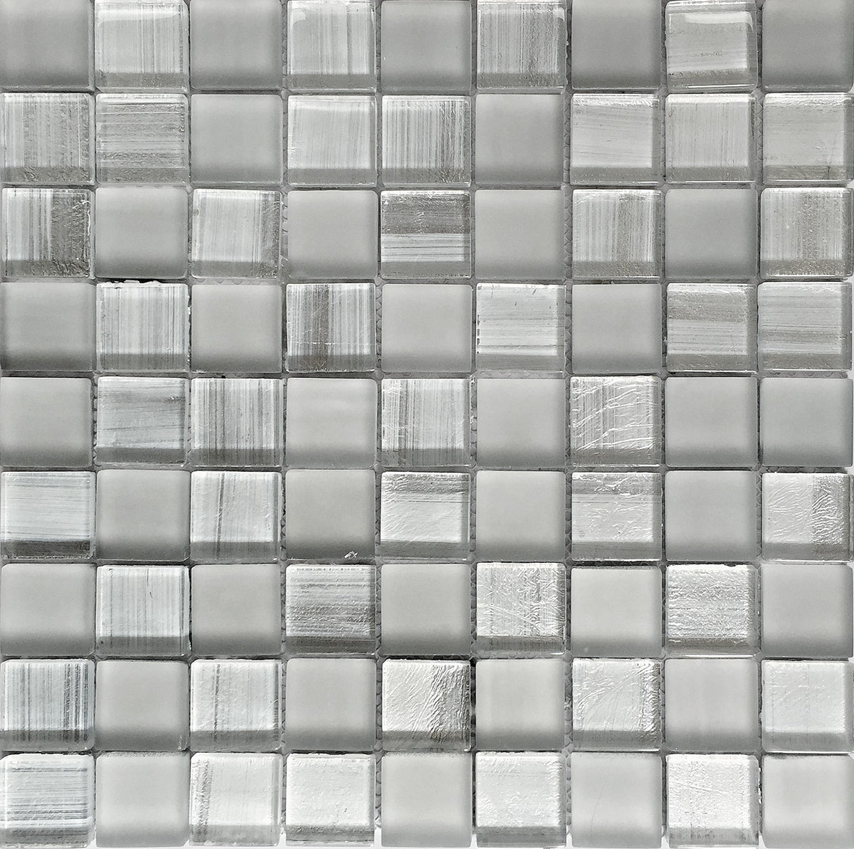 Apollo Tile Nirvana White 12-in x 12-in Polished Glass Uniform Squares Floor and Wall Tile (4.43-sq. ft/ Carton)