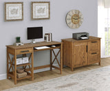 Saint Birch Houstin Rustic Brown 2-Drawer 39.09-in File Cabinet