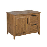 Saint Birch Houstin Rustic Brown 2-Drawer 39.09-in File Cabinet