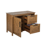 Saint Birch Houstin Rustic Brown 2-Drawer 39.09-in File Cabinet