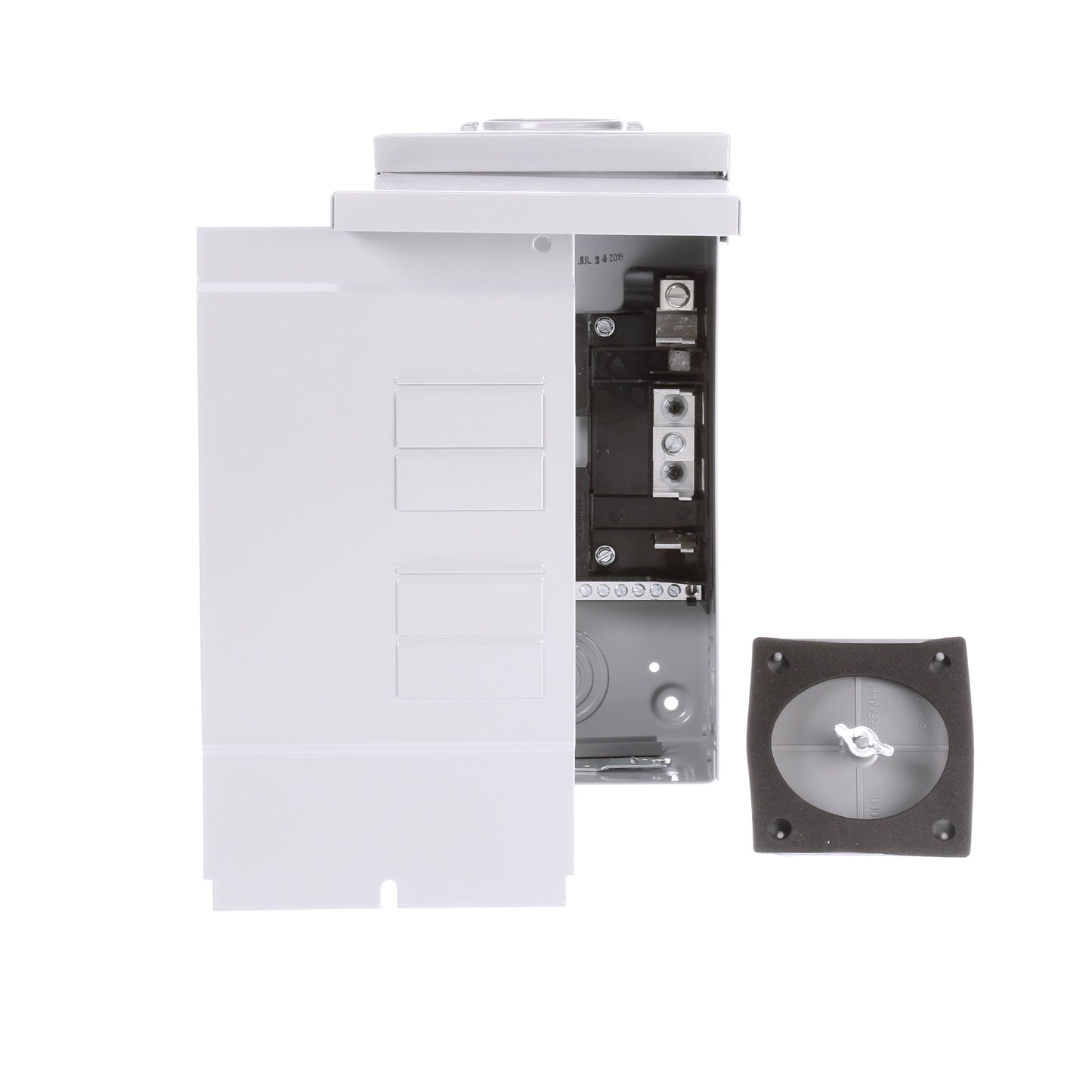 Siemens EQ 125-Amp 4-space load center - interior view