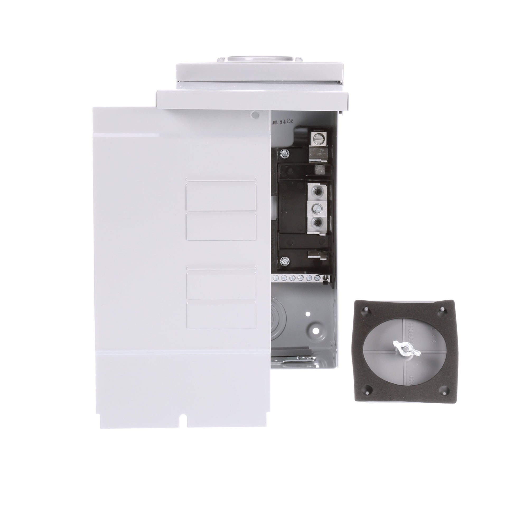 Siemens EQ 125-Amp 4-space load center - interior view