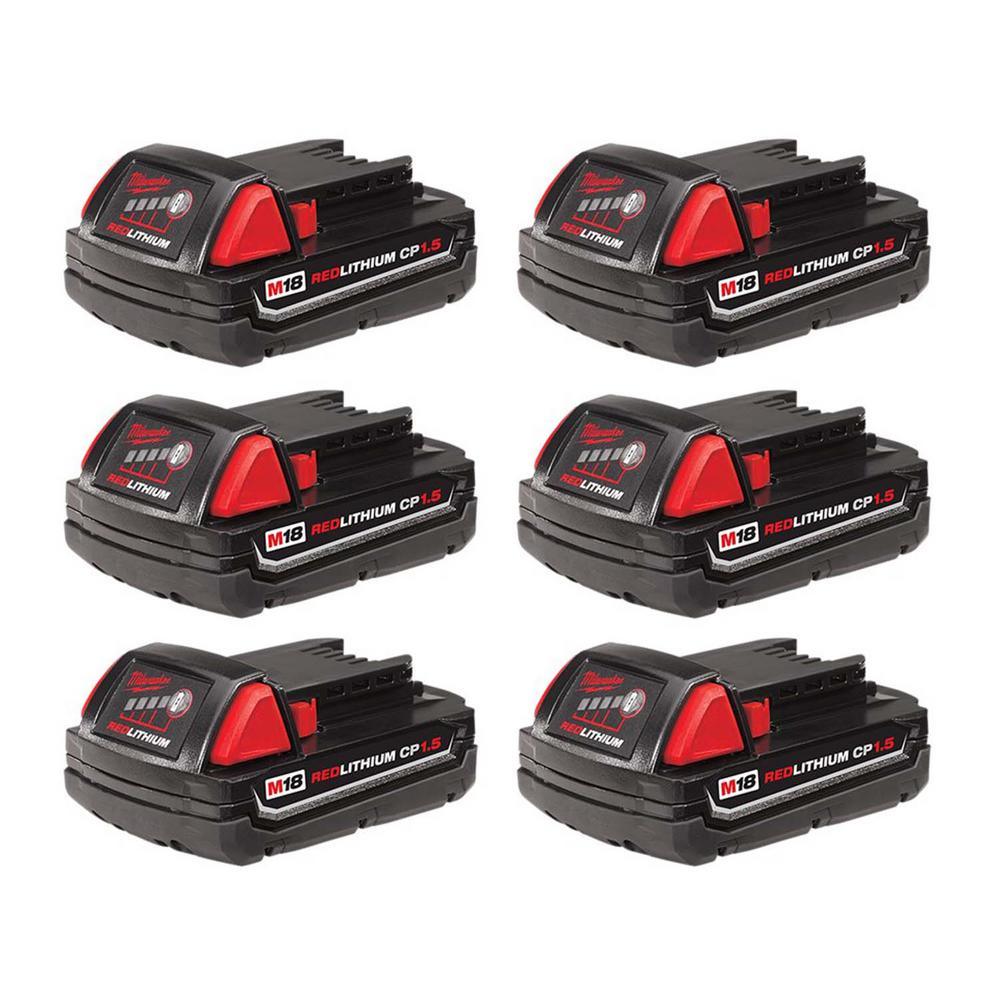 M18 18-Volt Lithium-Ion XC Extended Capacity Battery Pack 6.0Ah (4-Pack) - Super Arbor