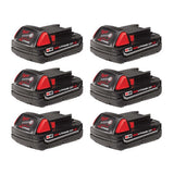 M18 18-Volt Lithium-Ion Compact Battery Pack 1.5Ah (4-Pack) - Super Arbor