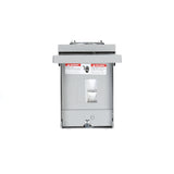 Siemens EQ 60-Amp 2-space load center - interior view