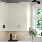allen + roth Aveley 27-in W x 36.125-in H x 12-in D Linen Wall Fully Assembled Cabinet (Flat Panel Shaker Door Style)
