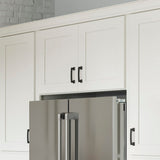 allen + roth Aveley 30-in W x 18.125-in H x 24-in D Linen Wall Fully Assembled Cabinet (Flat Panel Shaker Door Style)