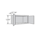 allen + roth Aveley 30-in W x 18.125-in H x 11-in D Linen Wall Fully Assembled Cabinet (Flat Panel Shaker Door Style)