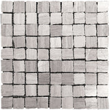 Apollo Tile Desert Hills Wooden Gray 12-in x 12-in Matte Natural Stone Marble Uniform Squares Patterned Floor and Wall Tile (5-sq. ft/ Carton)