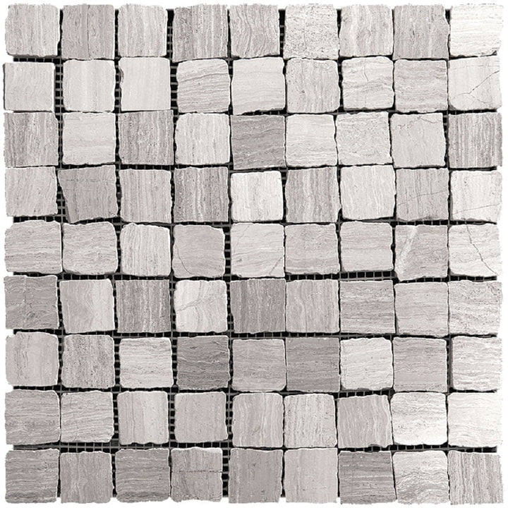 Apollo Tile Desert Hills Wooden Gray 12-in x 12-in Matte Natural Stone Marble Uniform Squares Patterned Floor and Wall Tile (5-sq. ft/ Carton)