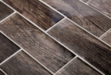 Apollo Tile (Sample) Wall Brown 4-in x 4-in Glossy Glass Brick Patterned Wall Tile
