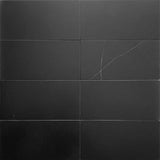 Apollo Tile (Sample) Floor and Wall Tile Eastern Black 3-in x 6-in Honed Marble Subway Floor and Wall Tile