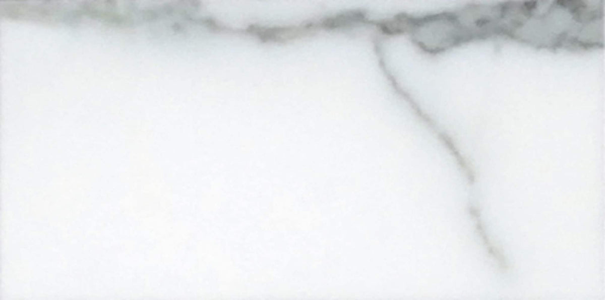Apollo Tile Grandis White 3-in x 6-in Honed Natural Stone Marble Subway Floor and Wall Tile (5-sq. ft/ Carton)