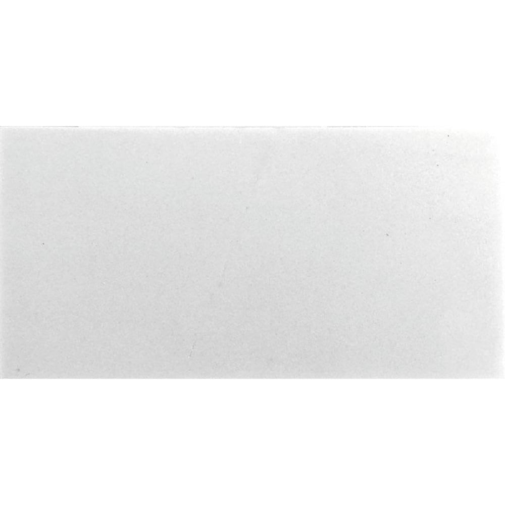 Apollo Tile (Sample) Wall White 3-in x 6-in Honed Marble Subway Wall Tile