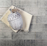Apollo Tile (Sample) Wall Dark Gray 4-in x 4-in Glossy Glass Brick Patterned Wall Tile