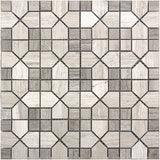 Apollo Tile Desert Hills Gray 12-in x 12-in Polished Natural Stone Marble Mixed Pattern Patterned Floor and Wall Tile (5-sq. ft/ Carton)