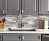 Apollo Tile (Sample) Floor and Wall Tile Gray 3-in x 6-in Polished Marble Subway Floor and Wall Tile