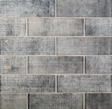 Apollo Tile Montana Light Gray 12-in x 12-in Glossy Glass Brick Patterned Wall Tile (4.83-sq. ft/ Carton)