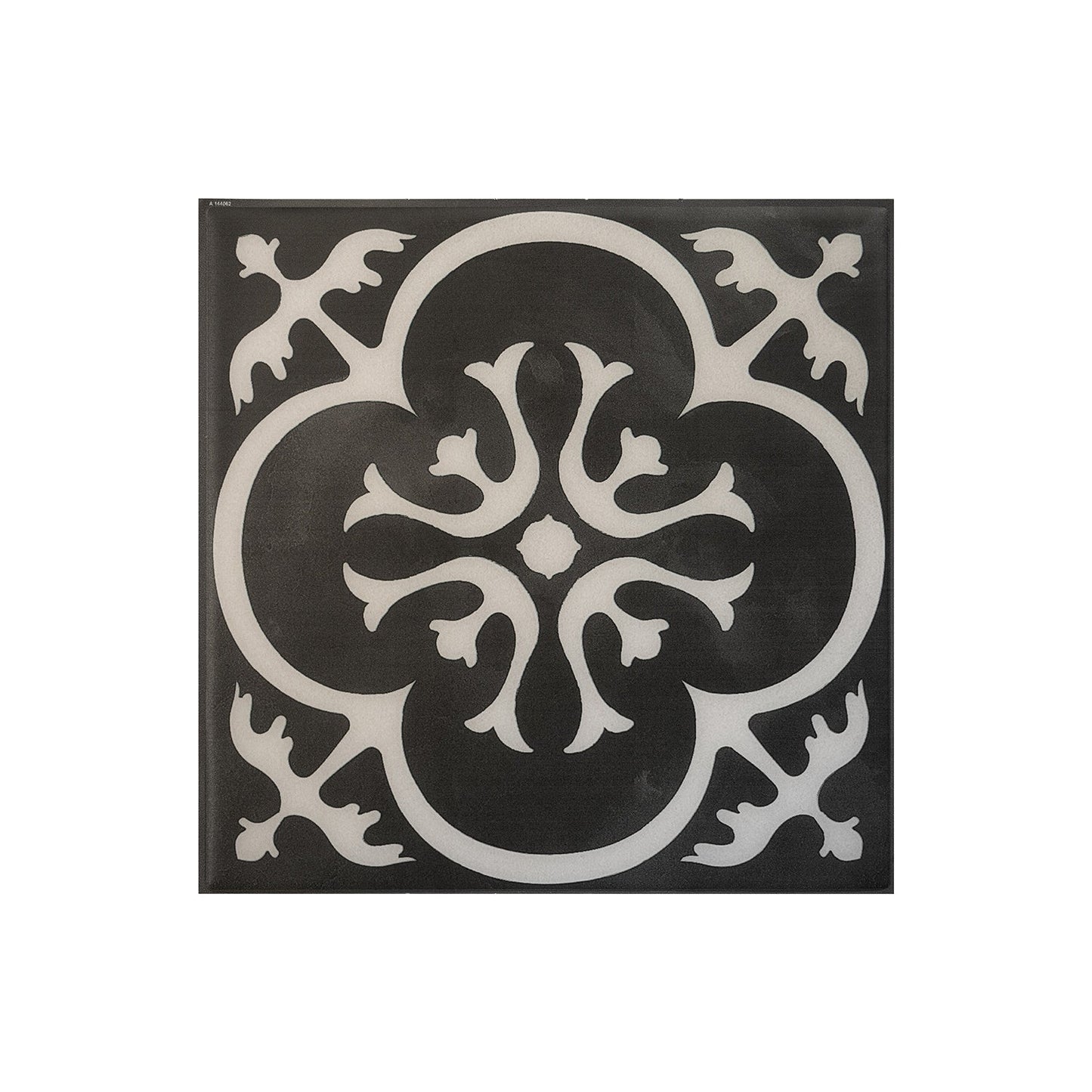 Smart Tiles Vintage Girona Nera Black 8-in x 8-in Matte Resin Patterned Multi-shaped Peel and stick Wall Tile product image