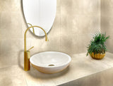 Apollo Tile (Sample) Floor and Wall Tile Cream 4-in x 4-in Honed Marble Subway Floor and Wall Tile