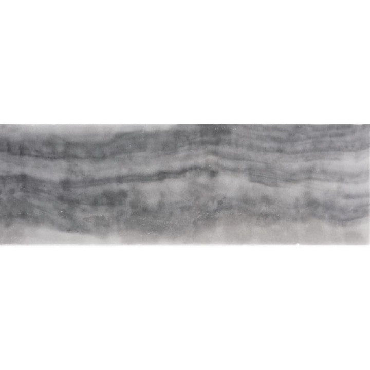 Apollo Tile (Sample) Floor and Wall Tile Gray 4-in x 4-in Polished Marble Subway Floor and Wall Tile