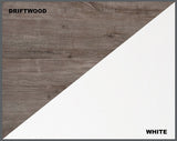 Saint Birch Finley White 2-Shelf Office Cabinet