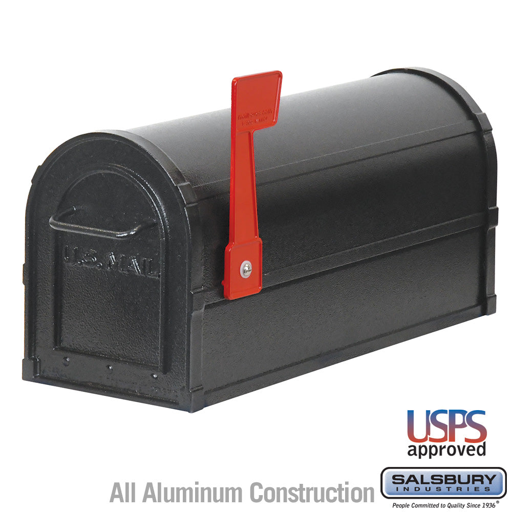 Heavy Duty Rural Mailbox - Black