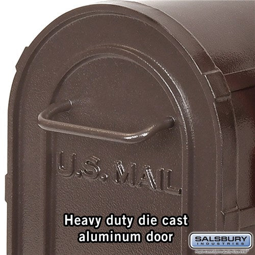 Heavy Duty Rural Mailbox in Sandstone
