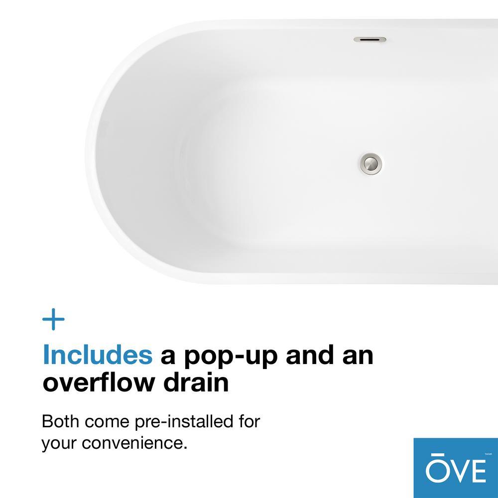 Lyra 66.5 in. Acrylic Double Slipper Flatbottom Non-Whirlpool Bathtub in White - Super Arbor