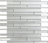 Apollo Tile Glacier White 12-in x 12-in Honed Glass Linear Patterned Floor and Wall Tile (5-sq. ft/ Carton)
