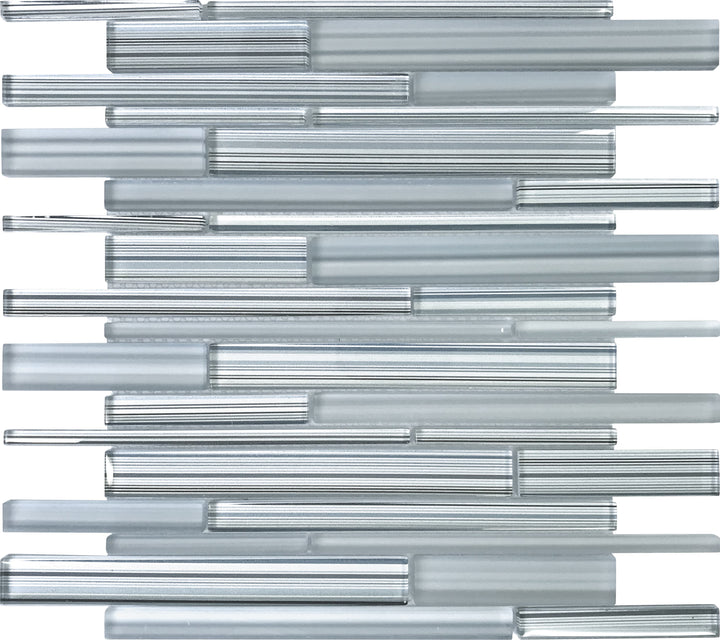 Apollo Tile (Sample) Wall Tile Blue 4-in x 4-in Honed Glass Patterned Floor and Wall Tile