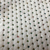 Apollo Tile (Sample) Wall Tile Elongated White Daimond 4-in x 4-in Polished Marble Wall Tile