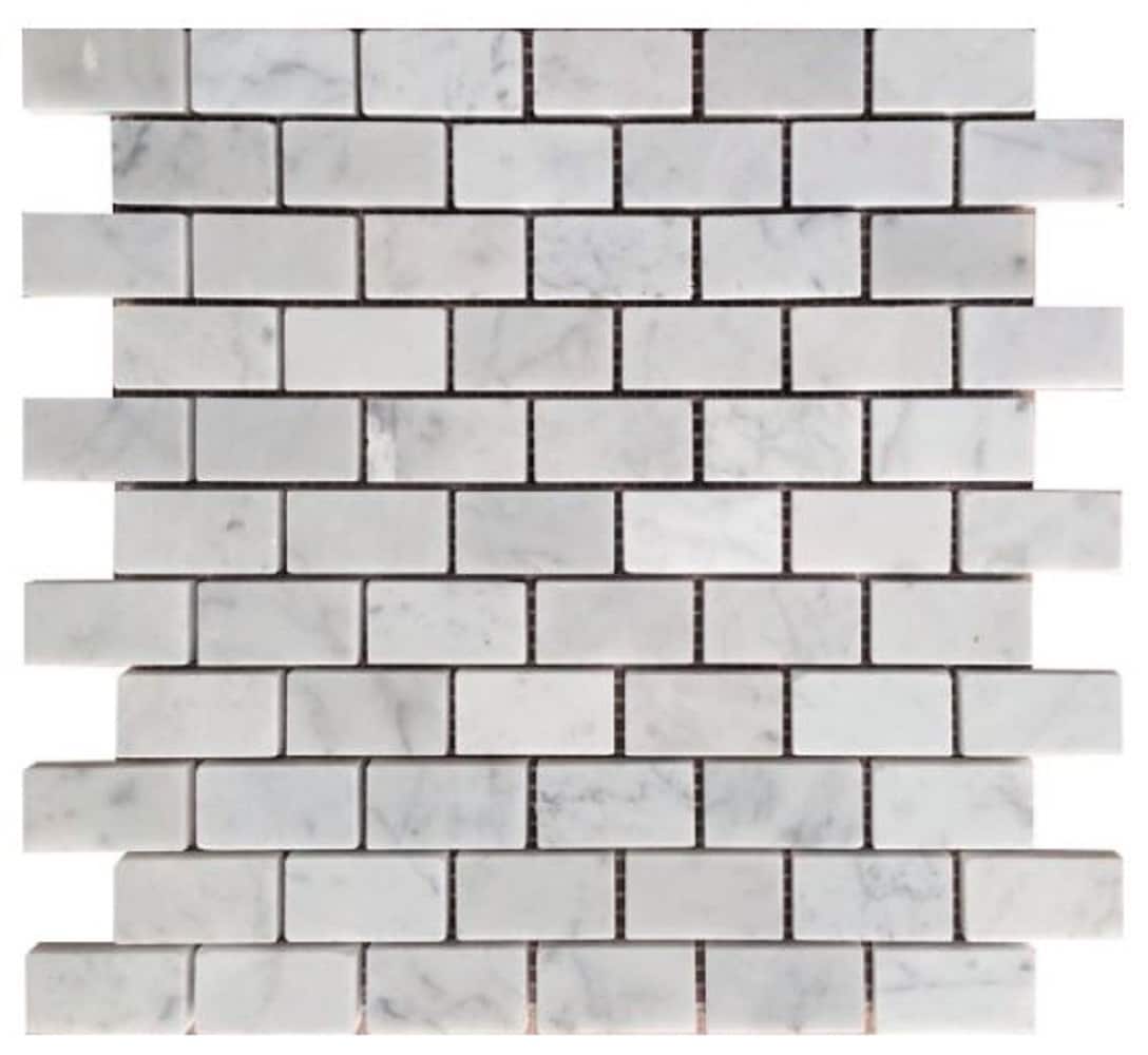 Apollo Tile (Sample) Floor and Wall Tile White 4-in x 4-in Honed Marble Wall Tile