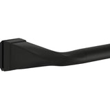Everly 60 in. x 59-1/4 in. Mod Semi-Frameless Sliding Bathtub Door in Matte Black and 1/4 in. (6mm) Rain Glass - Super Arbor