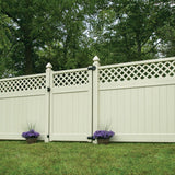 Freedom Conway 6-ft H x 4-ft W White Vinyl Fence Gate Kit (Unassembled)