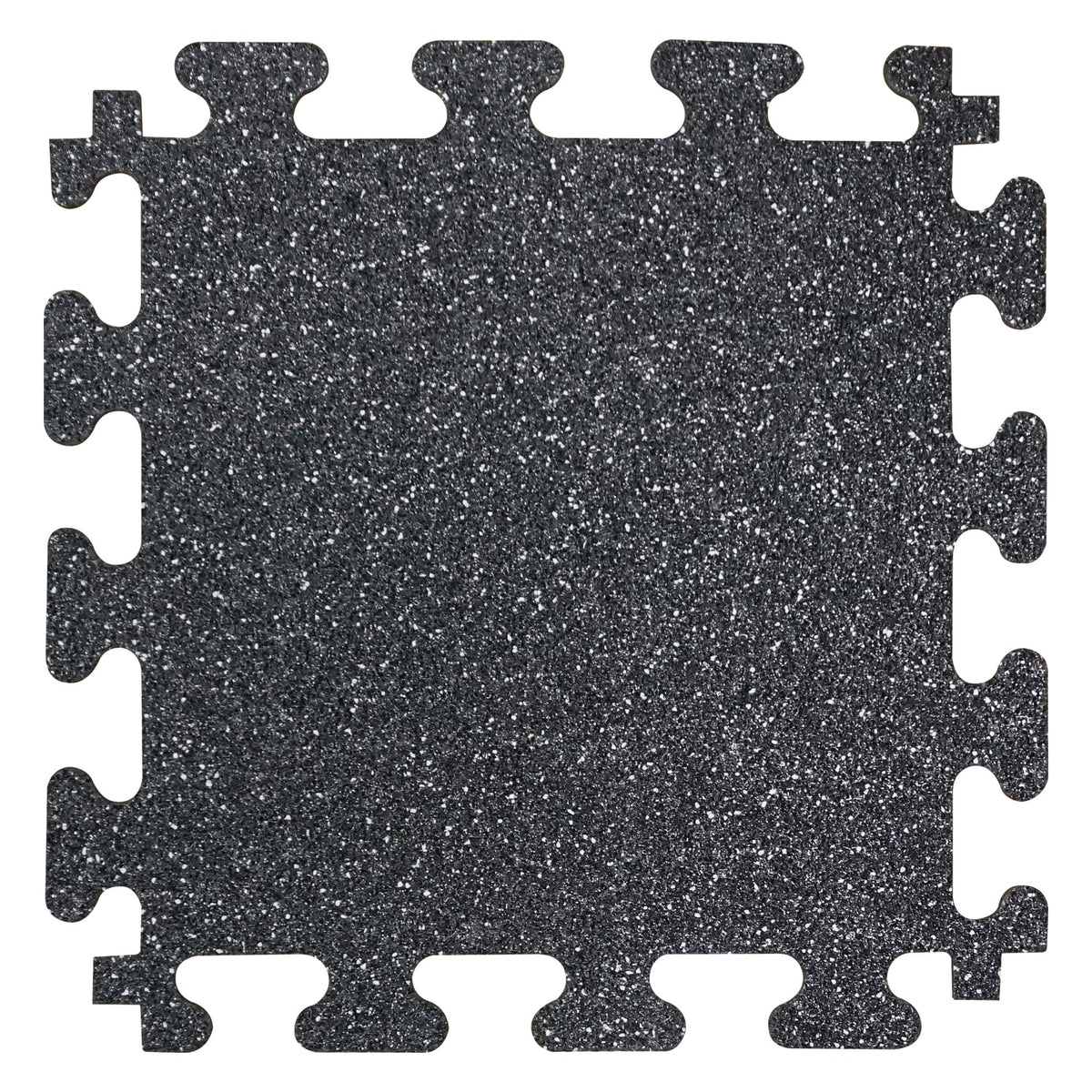 FANMATS 12-in W x 12-in L x 0.25-in T Interlocking Rubber Gym Floor Tile (12-sq ft) (12-Pack)