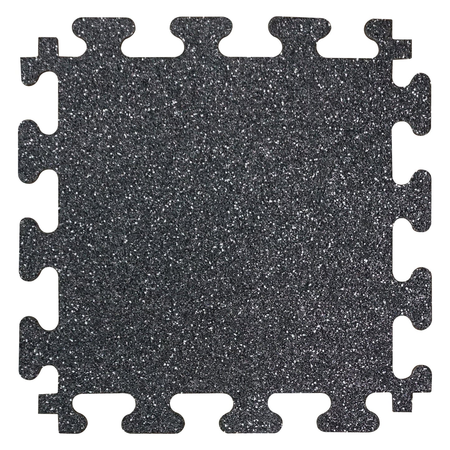 FANMATS 12-in W x 12-in L x 0.25-in T Interlocking Rubber Gym Floor Tile (12-sq ft) (12-Pack)