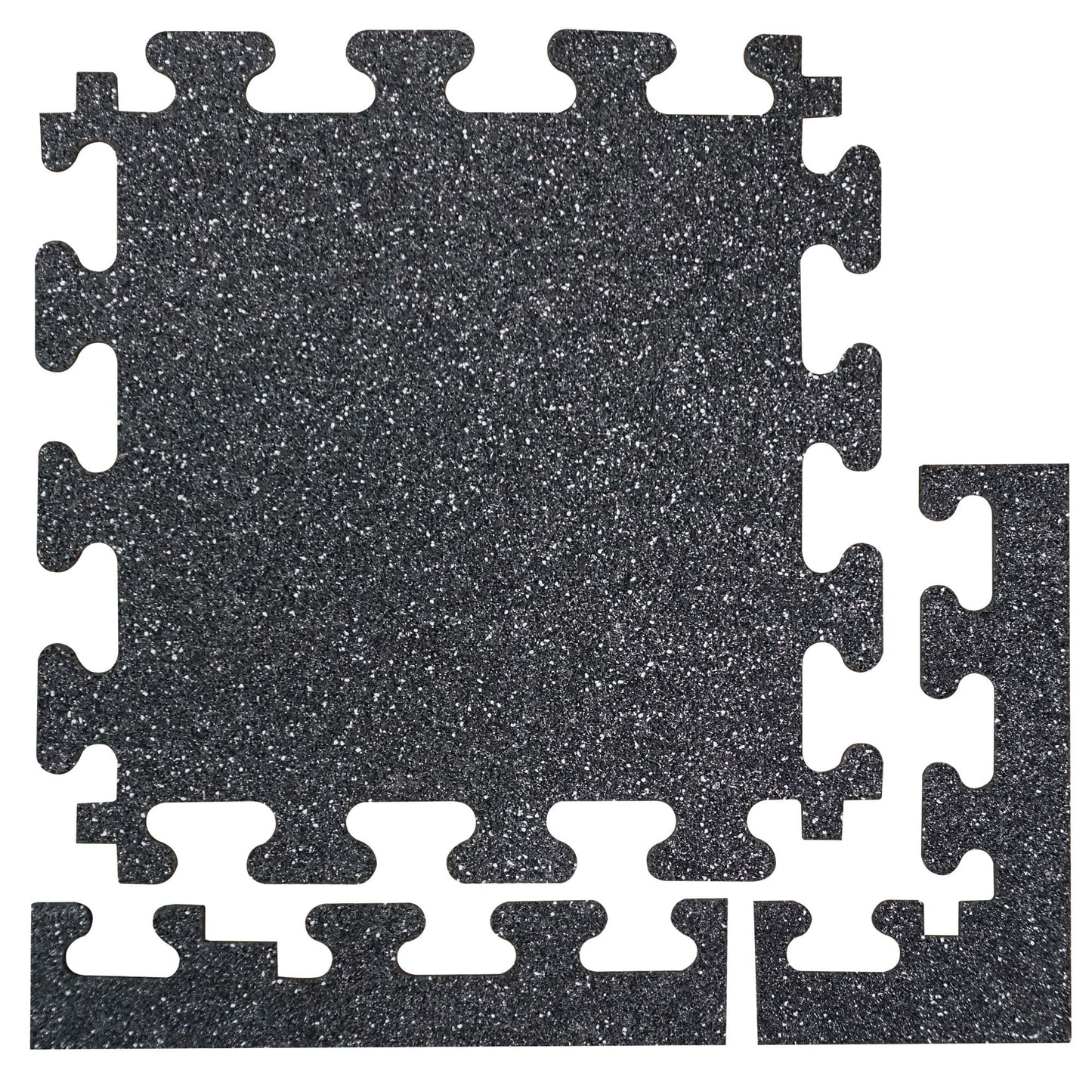 FANMATS 12-in W x 12-in L x 0.25-in T Interlocking Rubber Gym Floor Tile (12-sq ft) (12-Pack)