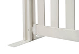 Zippity Outdoor Products Davidson Hinged Portable Event 3-ft H x 5.5-ft W White Vinyl Flat-top Fence Panel No Dig (Unassembled)
